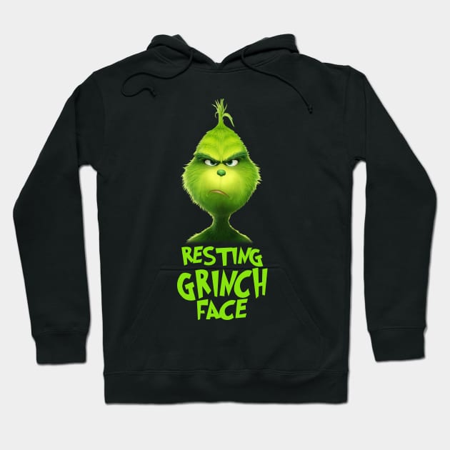 Funny Grinch Christmas Grinch Funny Gift Grinchmas Grinch Lovers Hoodie by Archer Expressionism Style